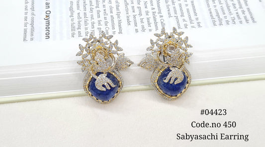 Sabyasachi Earrings. 04423 - KRISHNA'S SWETA JEWELLERY