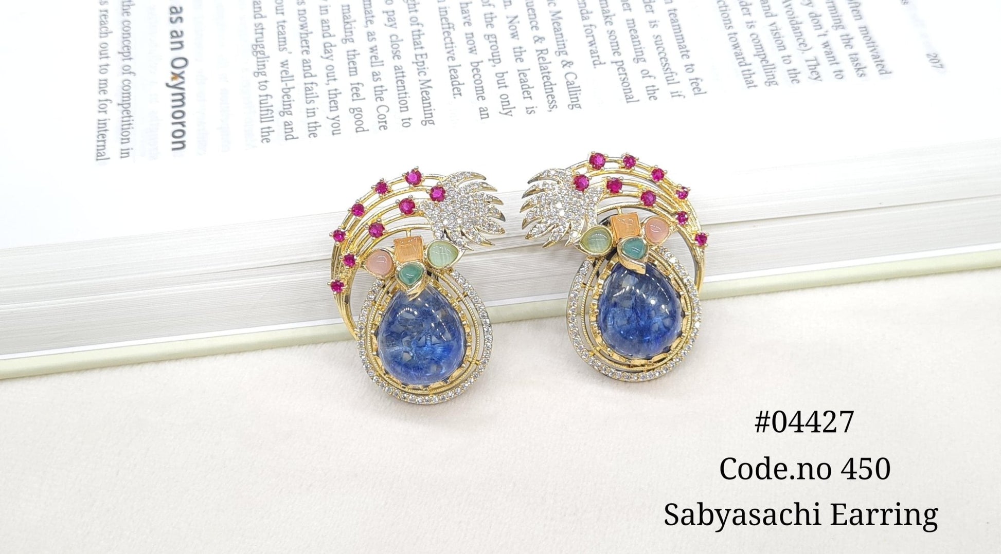 Sabyasachi Earrings 04427 - KRISHNA'S SWETA JEWELLERY