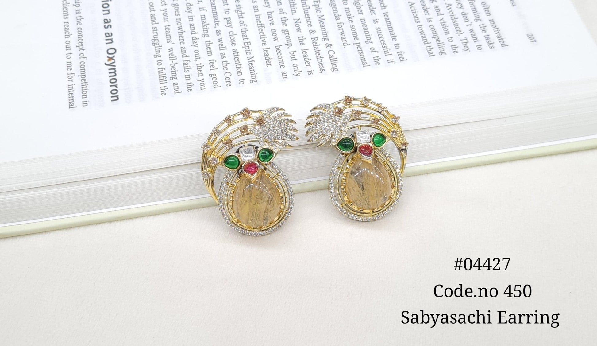 Sabyasachi Earrings 04427 - KRISHNA'S SWETA JEWELLERY