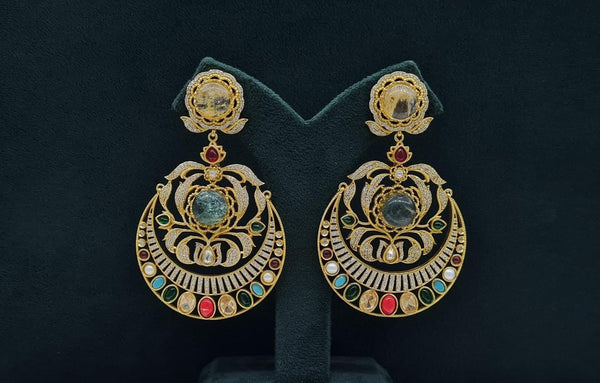Sabyasachi Earrings 08408 - KRISHNA'S SWETA JEWELLERY