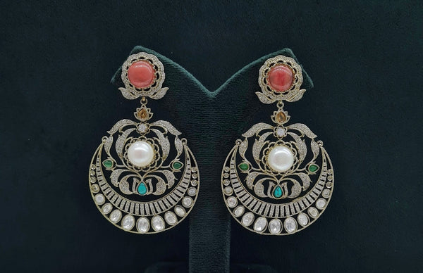 Sabyasachi Earrings 08408 - KRISHNA'S SWETA JEWELLERY