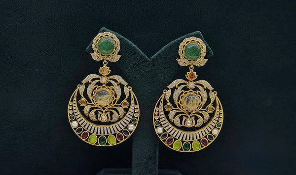 Sabyasachi Earrings 08408 - KRISHNA'S SWETA JEWELLERY