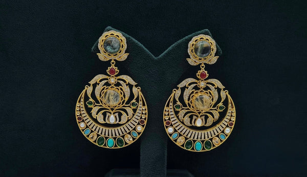 Sabyasachi Earrings 08408 - KRISHNA'S SWETA JEWELLERY