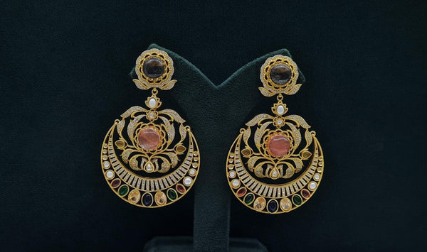 Sabyasachi Earrings 08408 - KRISHNA'S SWETA JEWELLERY