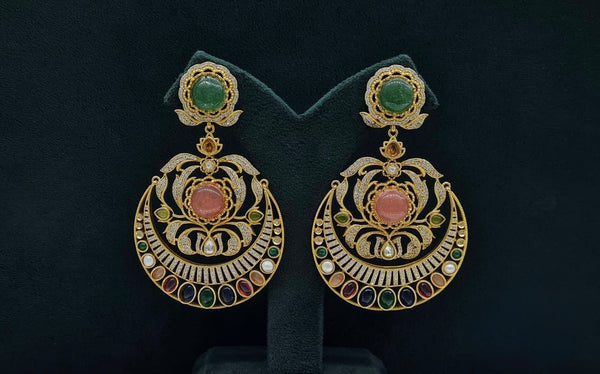 Sabyasachi Earrings 08408 - KRISHNA'S SWETA JEWELLERY