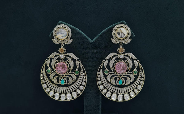 Sabyasachi Earrings 08408 - KRISHNA'S SWETA JEWELLERY