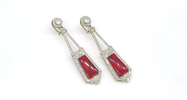 Sabyasachi Earrings 08428 - KRISHNA'S SWETA JEWELLERY