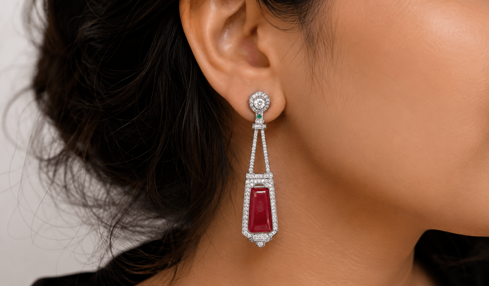 Sabyasachi Earrings 08428 - KRISHNA'S SWETA JEWELLERY