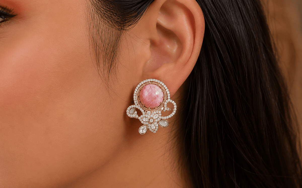 Sabyasachi Earrings 08717 - KRISHNA'S SWETA JEWELLERY