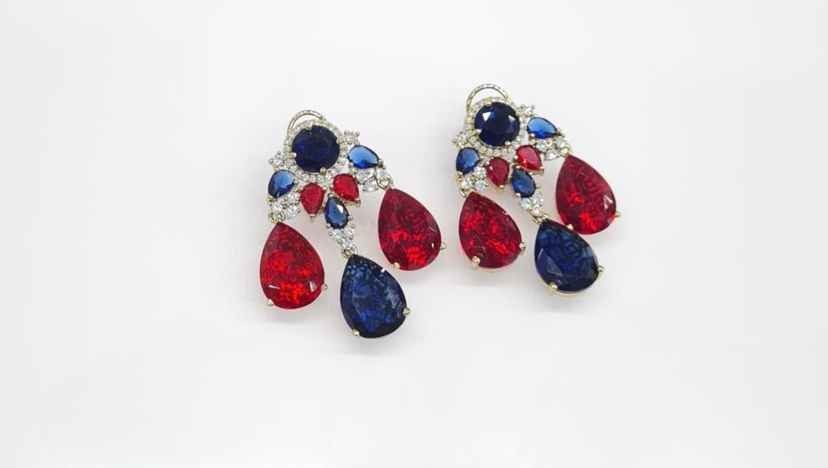 Sabyasachi Earrings 08734 - KRISHNA'S SWETA JEWELLERY