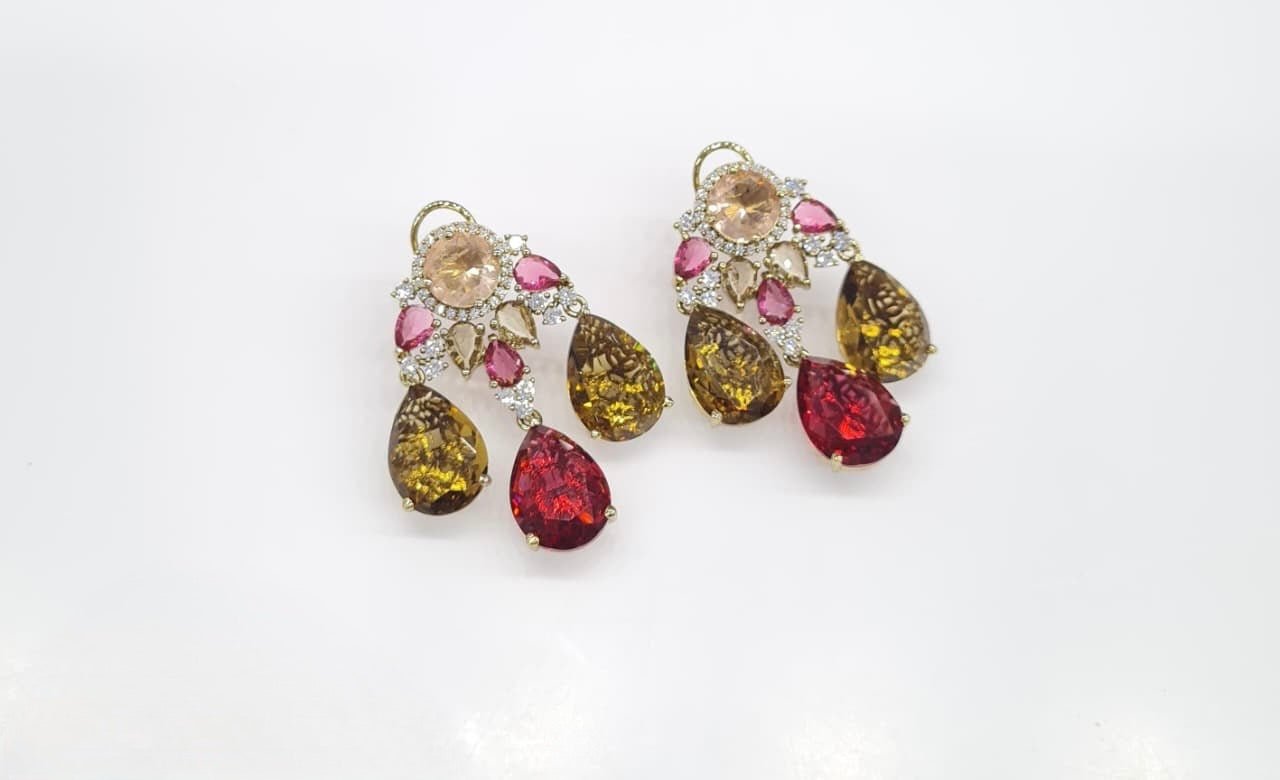 Sabyasachi Earrings 08734 - KRISHNA'S SWETA JEWELLERY
