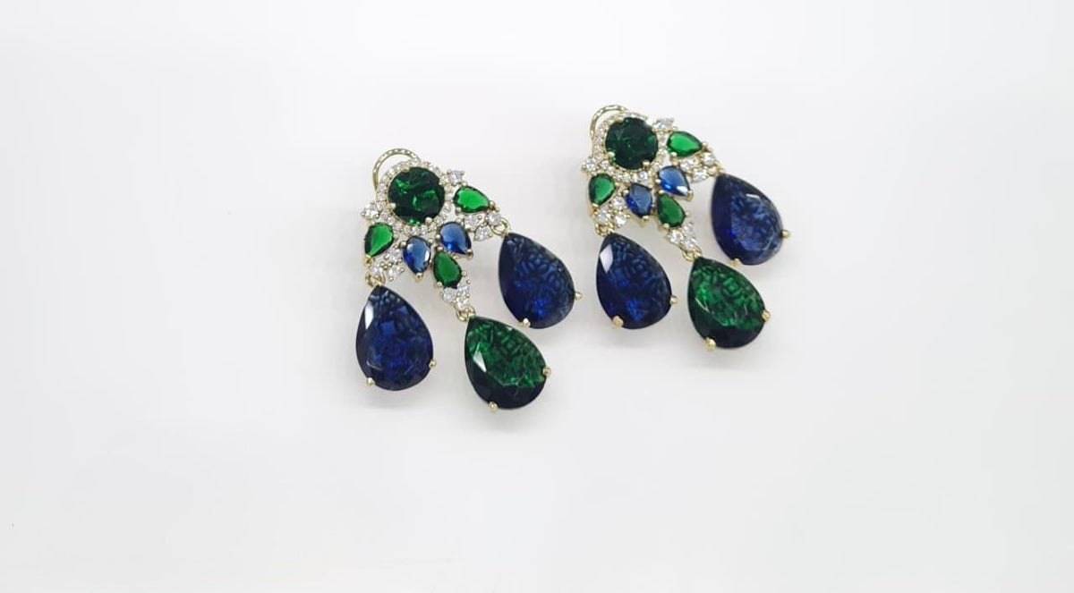 Sabyasachi Earrings 08734 - KRISHNA'S SWETA JEWELLERY