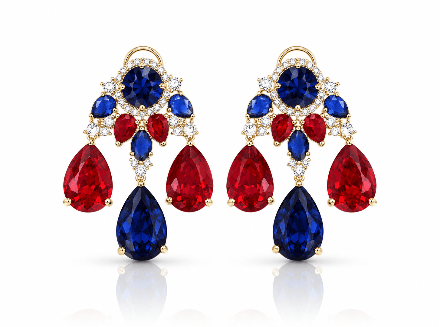 Sabyasachi Earrings 08734 - KRISHNA'S SWETA JEWELLERY