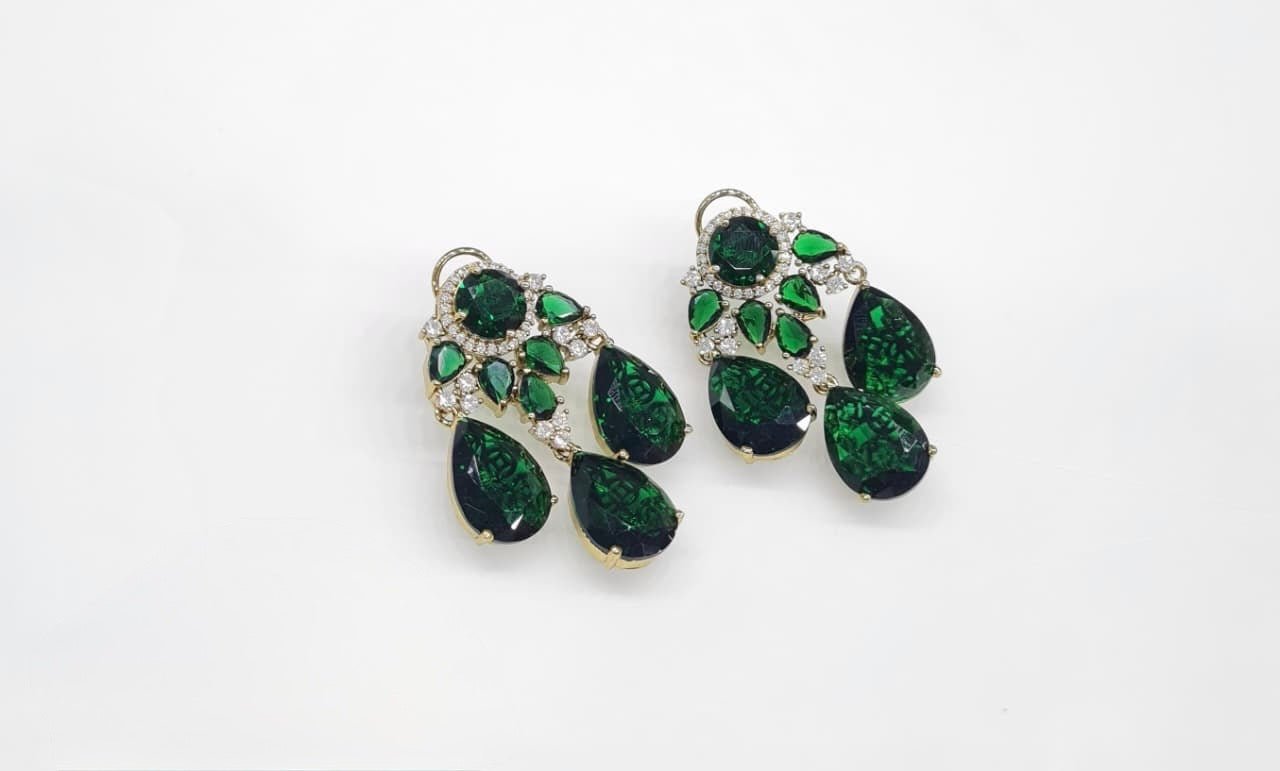 Sabyasachi Earrings 08734 - KRISHNA'S SWETA JEWELLERY