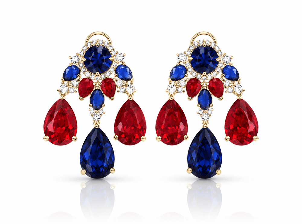 Sabyasachi Earrings 08734 - KRISHNA'S SWETA JEWELLERY