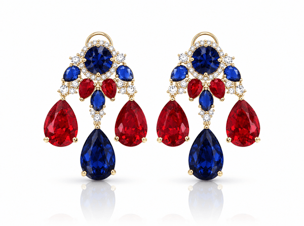 Sabyasachi Earrings 08734 - KRISHNA'S SWETA JEWELLERY