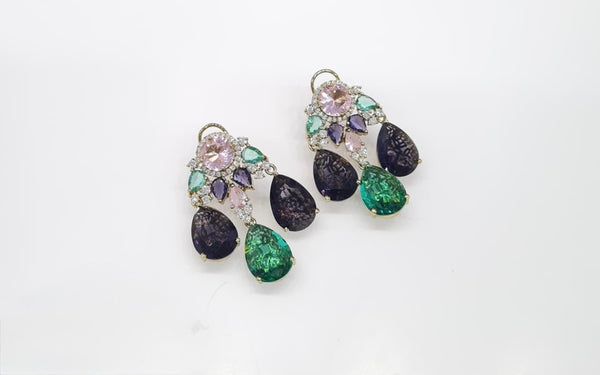Sabyasachi Earrings 08734 - KRISHNA'S SWETA JEWELLERY
