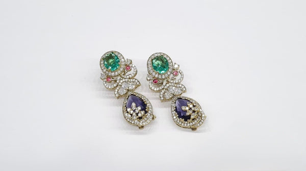 Sabyasachi Earrings 08737 - KRISHNA'S SWETA JEWELLERY