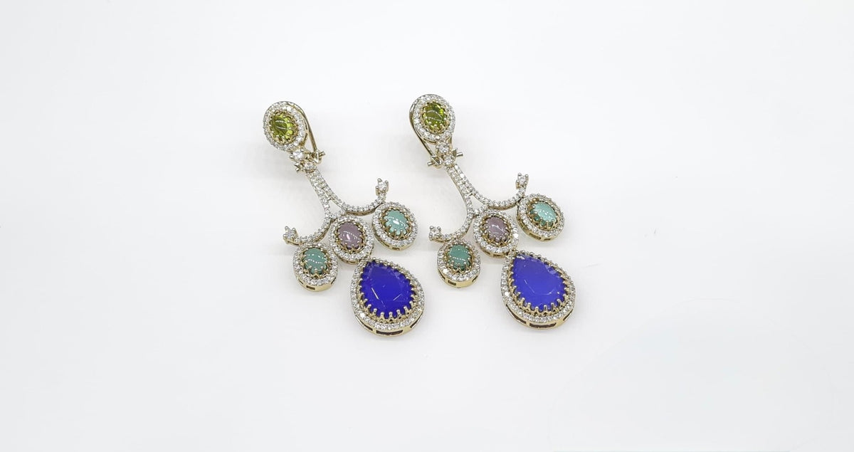Sabyasachi Earrings 09287 - KRISHNA'S SWETA JEWELLERY