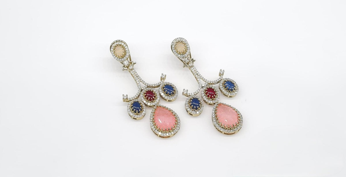 Sabyasachi Earrings 09287 - KRISHNA'S SWETA JEWELLERY