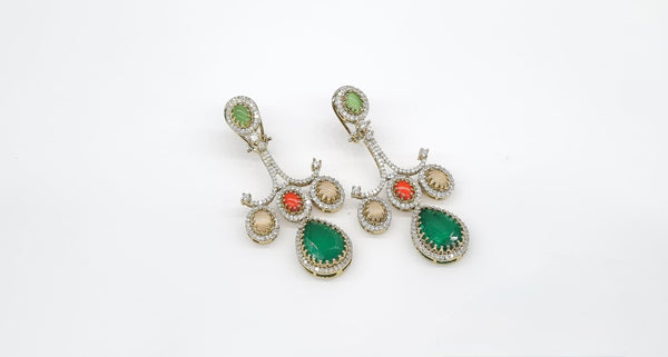 Sabyasachi Earrings 09287 - KRISHNA'S SWETA JEWELLERY
