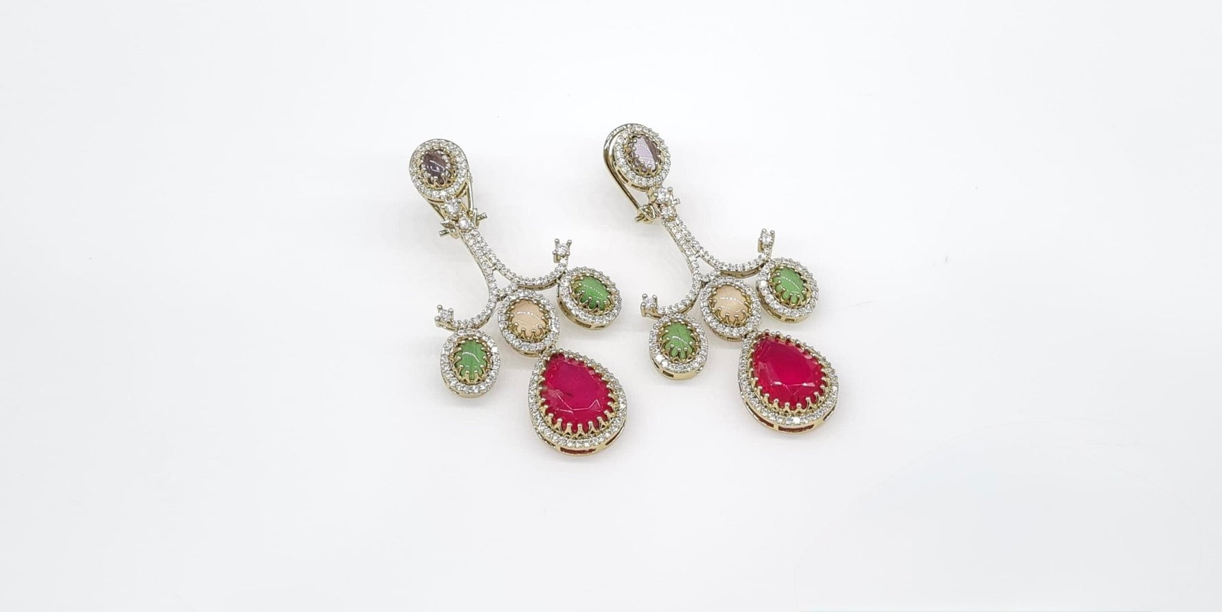 Sabyasachi Earrings 09287 - KRISHNA'S SWETA JEWELLERY