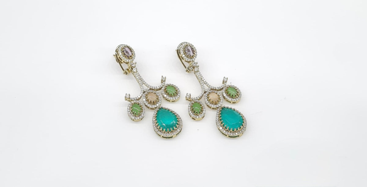 Sabyasachi Earrings 09287 - KRISHNA'S SWETA JEWELLERY