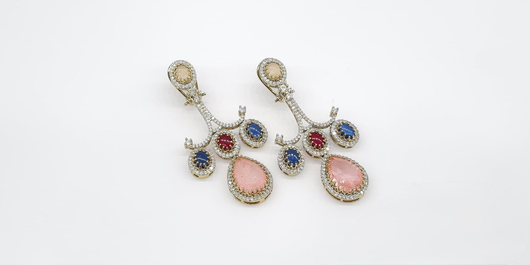 Sabyasachi Earrings 09287 - KRISHNA'S SWETA JEWELLERY