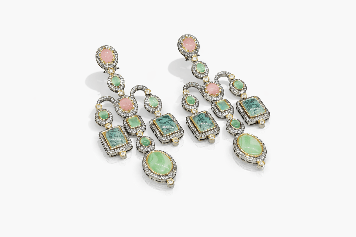 Sabyasachi Earrings 09290 - KRISHNA'S SWETA JEWELLERY