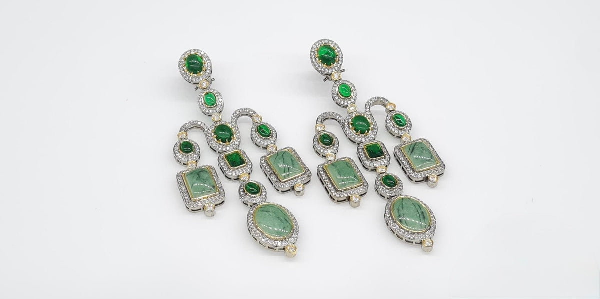 Sabyasachi Earrings 09290 - KRISHNA'S SWETA JEWELLERY