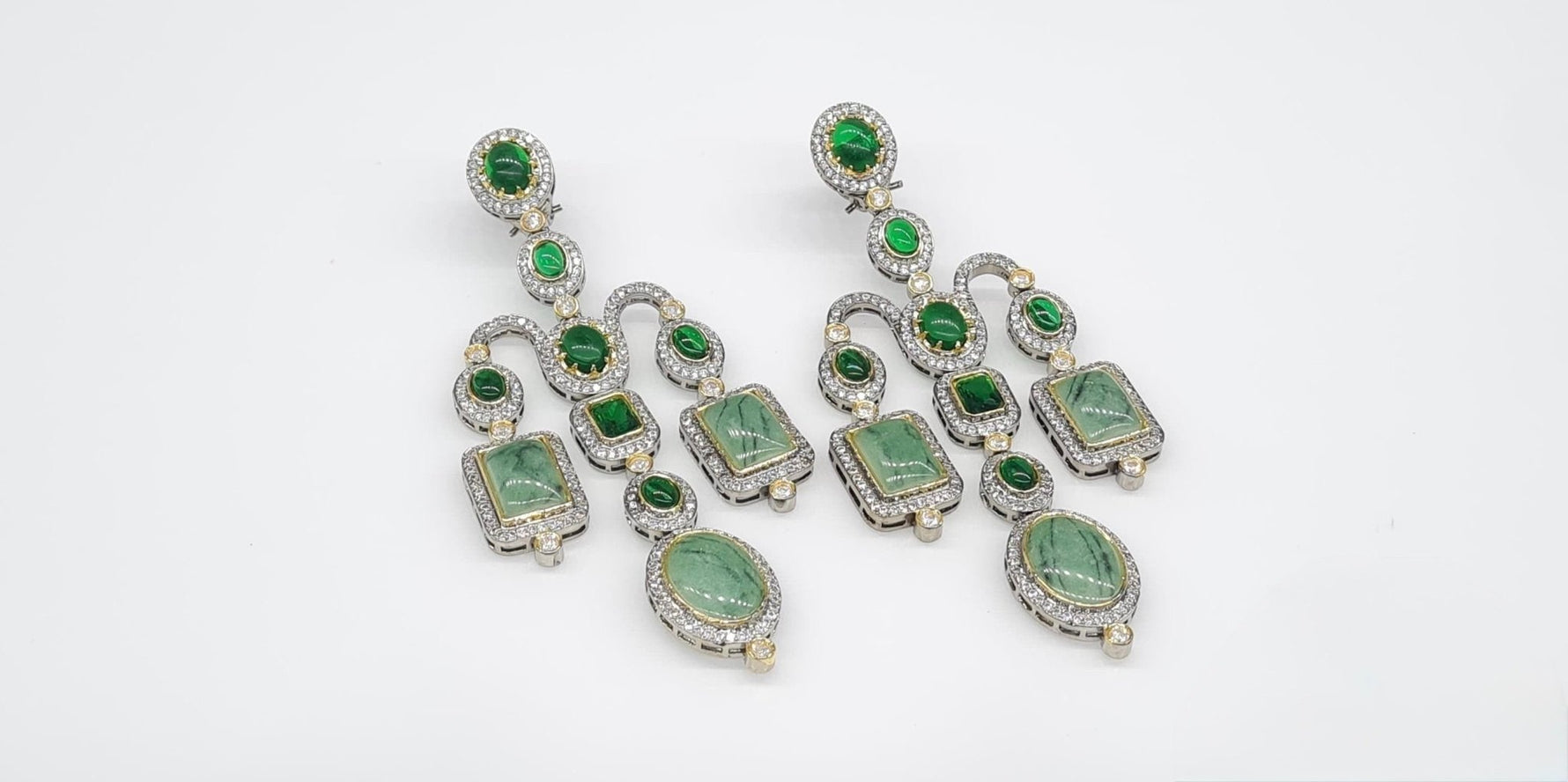 Sabyasachi Earrings 09290 - KRISHNA'S SWETA JEWELLERY