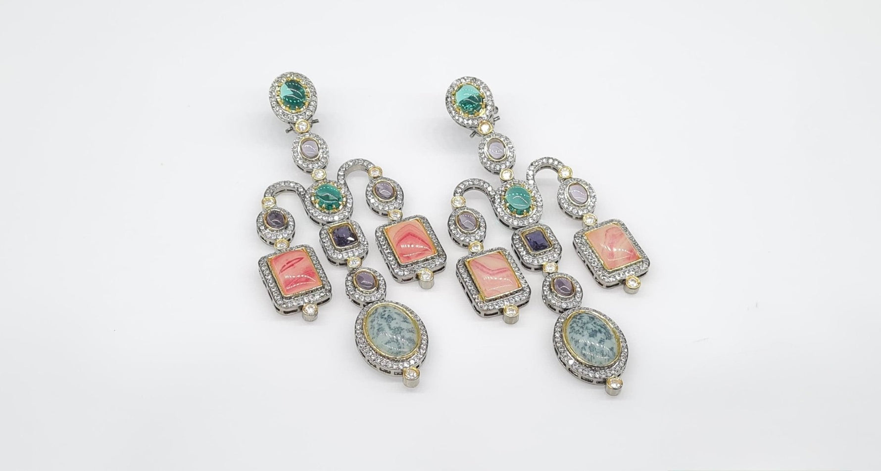 Sabyasachi Earrings 09290 - KRISHNA'S SWETA JEWELLERY