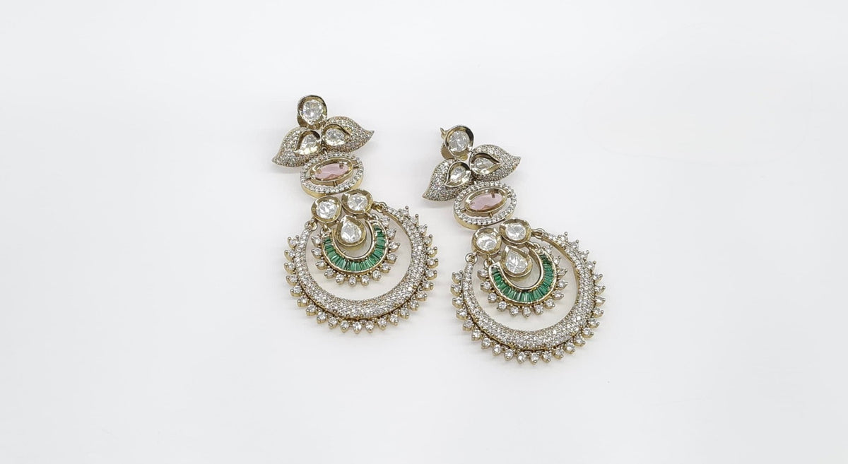 Sabyasachi Earrings 09291 - KRISHNA'S SWETA JEWELLERY