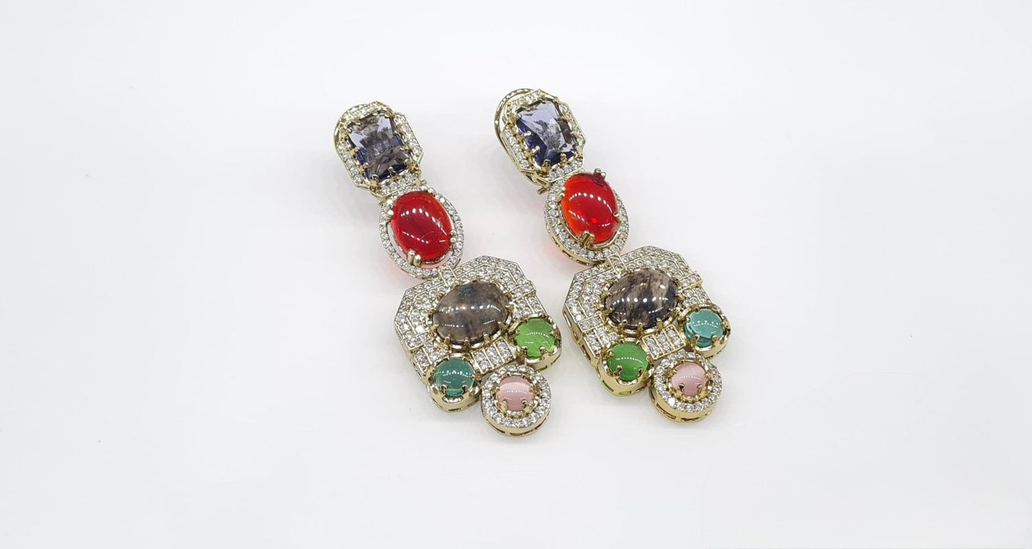 Sabyasachi Earrings 09292 - KRISHNA'S SWETA JEWELLERY