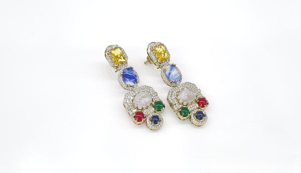 Sabyasachi Earrings 09292 - KRISHNA'S SWETA JEWELLERY