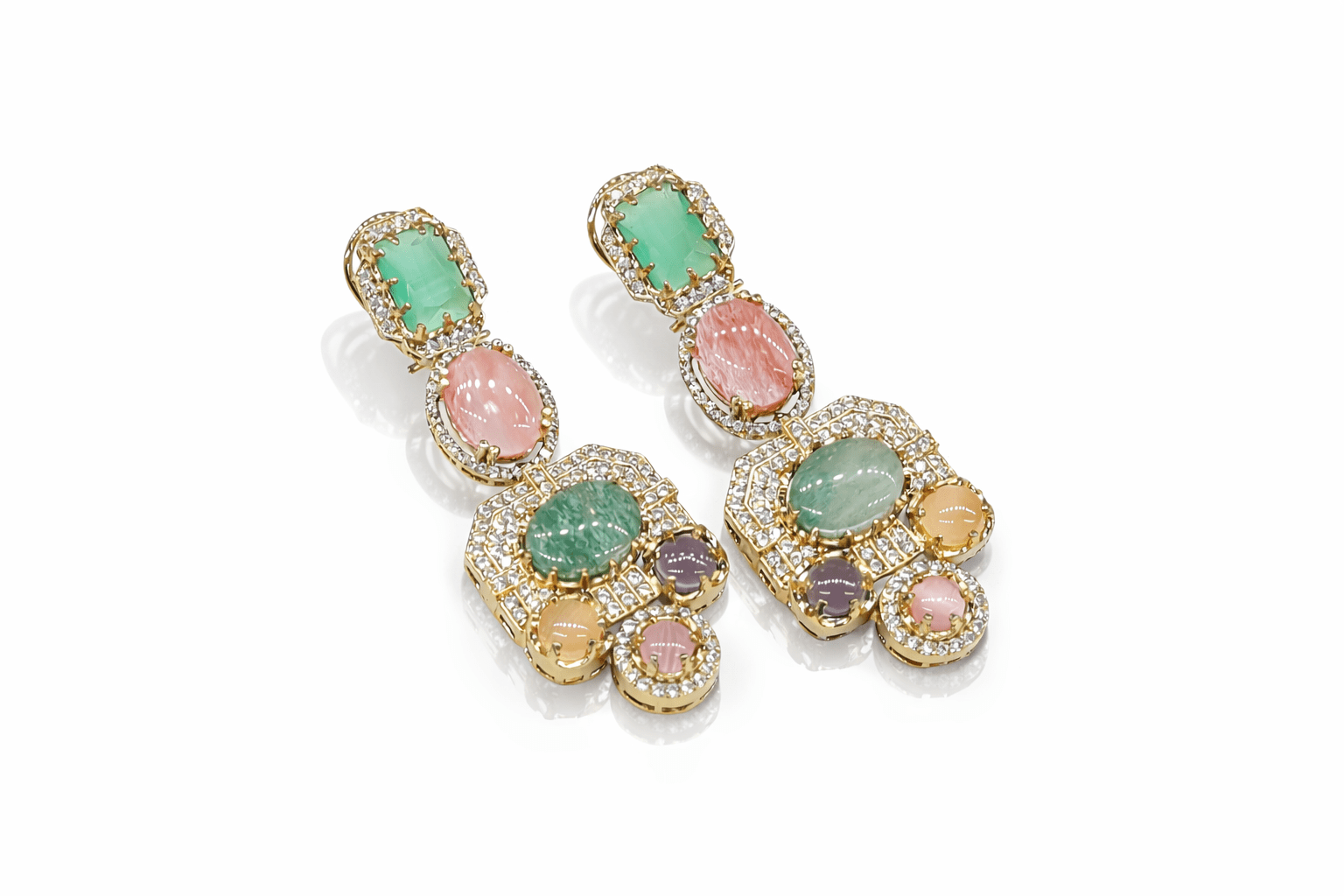 Sabyasachi Earrings 09292 - KRISHNA'S SWETA JEWELLERY