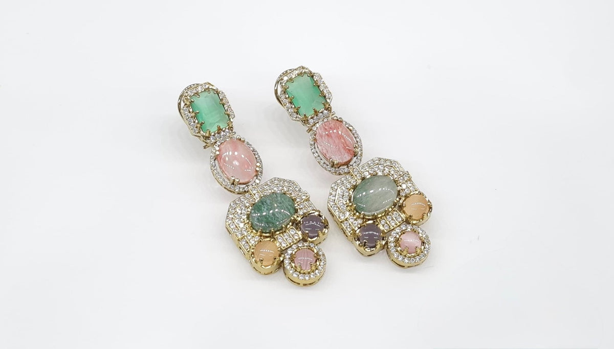 Sabyasachi Earrings 09292 - KRISHNA'S SWETA JEWELLERY