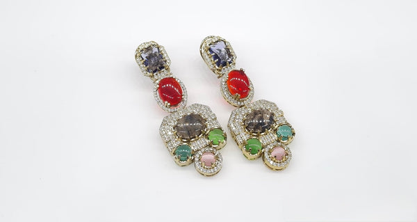 Sabyasachi Earrings 09292 - KRISHNA'S SWETA JEWELLERY