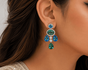 Sabyasachi Earrings 09293 - KRISHNA'S SWETA JEWELLERY