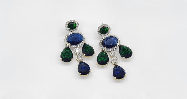 Sabyasachi Earrings 09293 - KRISHNA'S SWETA JEWELLERY