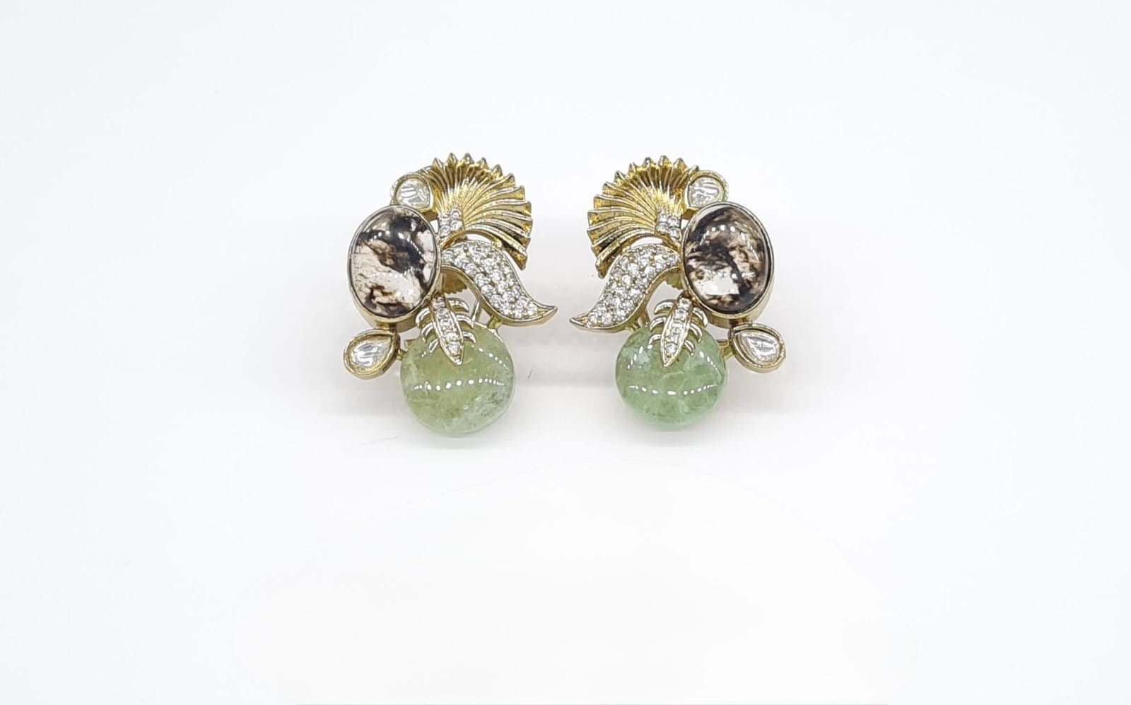 Sabyasachi Earrings 09294 - KRISHNA'S SWETA JEWELLERY