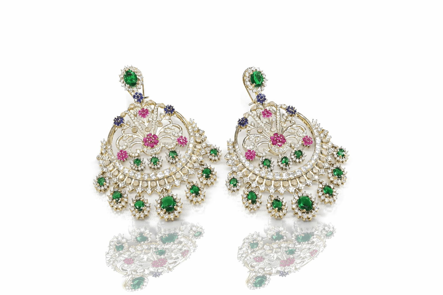 Sabyasachi Earrings 09295 - KRISHNA'S SWETA JEWELLERY