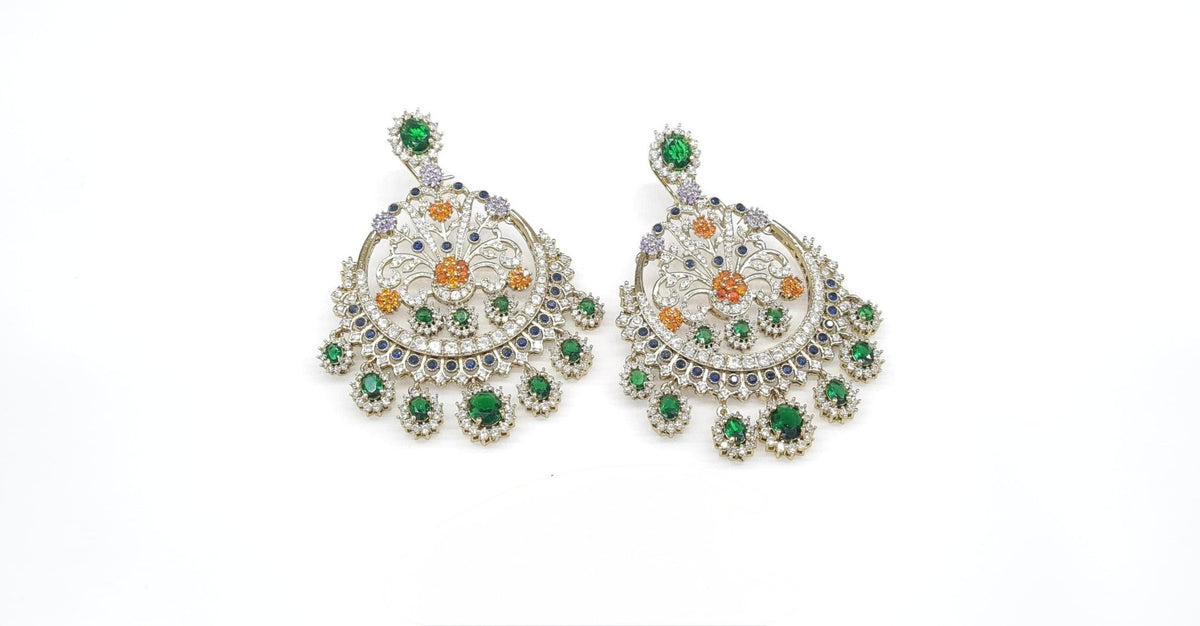 Sabyasachi Earrings 09295 - KRISHNA'S SWETA JEWELLERY