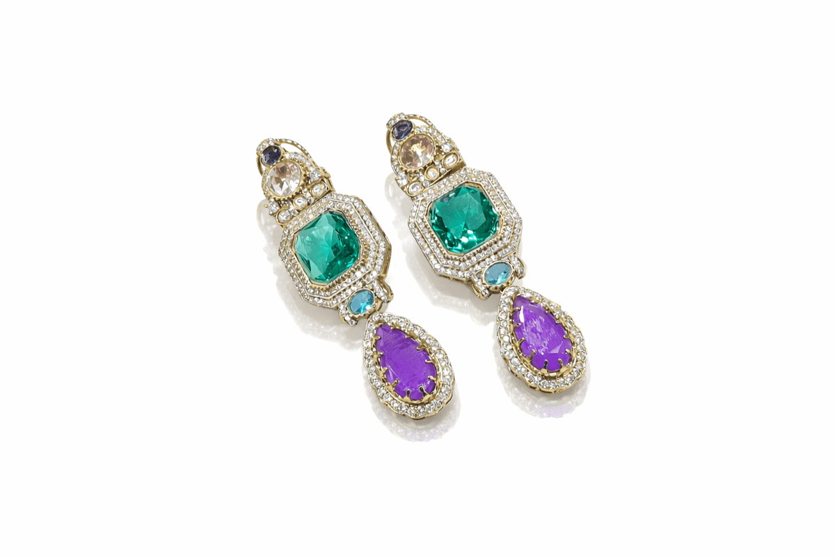 Sabyasachi Earrings 09298 - KRISHNA'S SWETA JEWELLERY