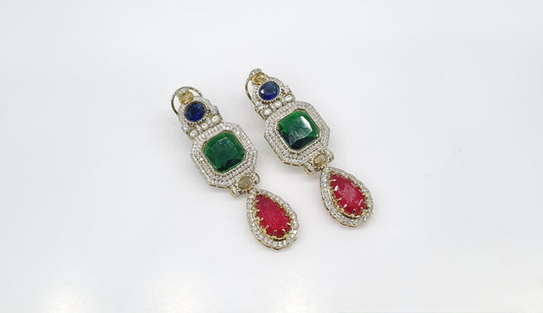 Sabyasachi Earrings 09298 - KRISHNA'S SWETA JEWELLERY