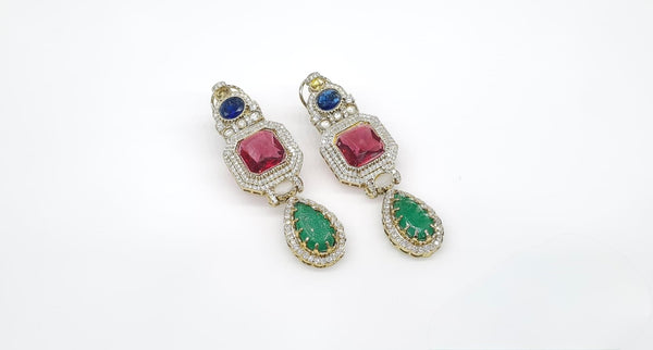 Sabyasachi Earrings 09298 - KRISHNA'S SWETA JEWELLERY