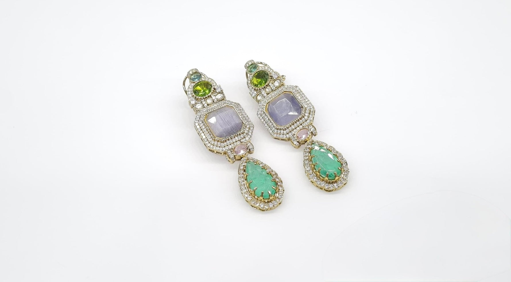 Sabyasachi Earrings 09298 - KRISHNA'S SWETA JEWELLERY