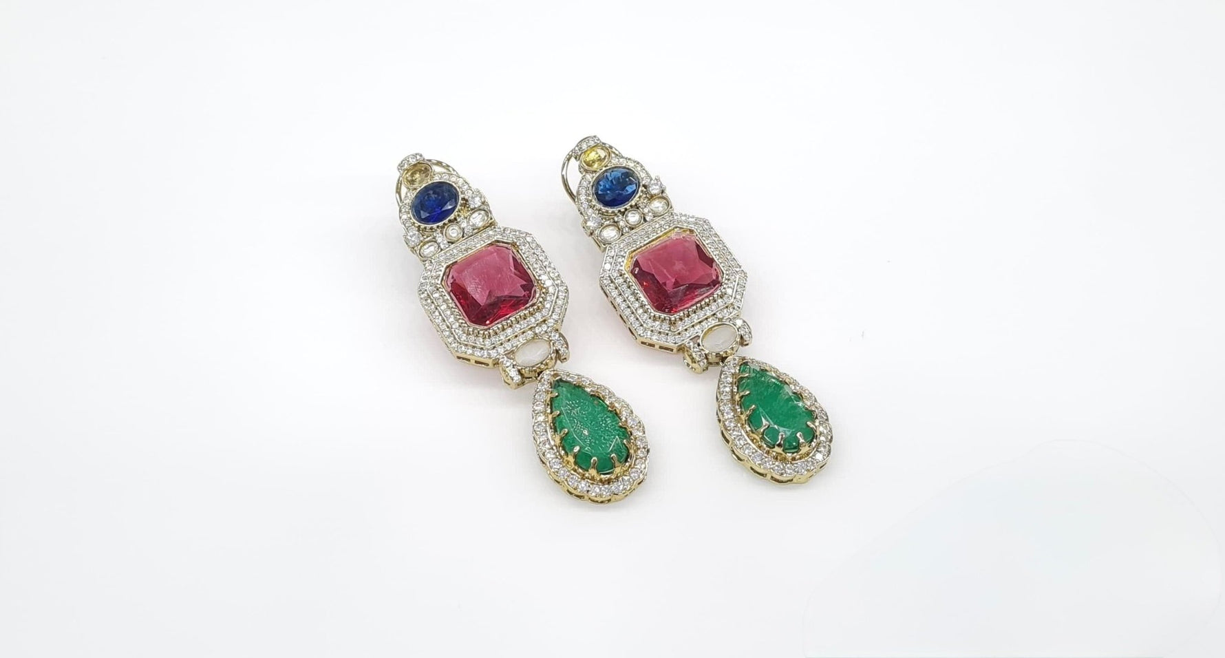 Sabyasachi Earrings 09298 - KRISHNA'S SWETA JEWELLERY