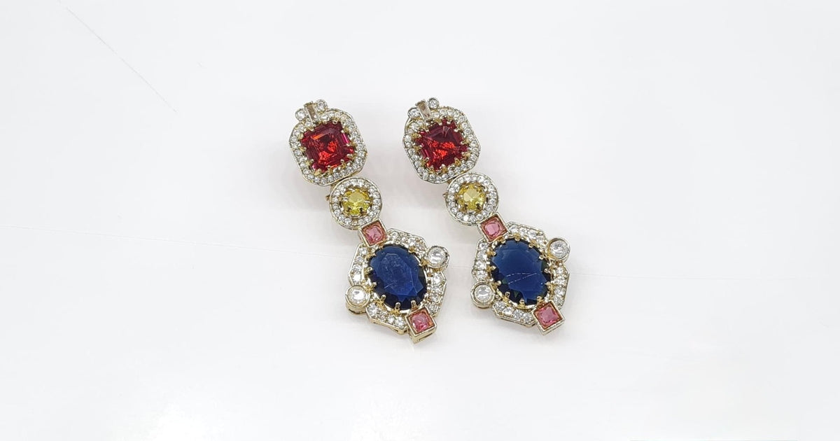 Sabyasachi Earrings 09399 - KRISHNA'S SWETA JEWELLERY