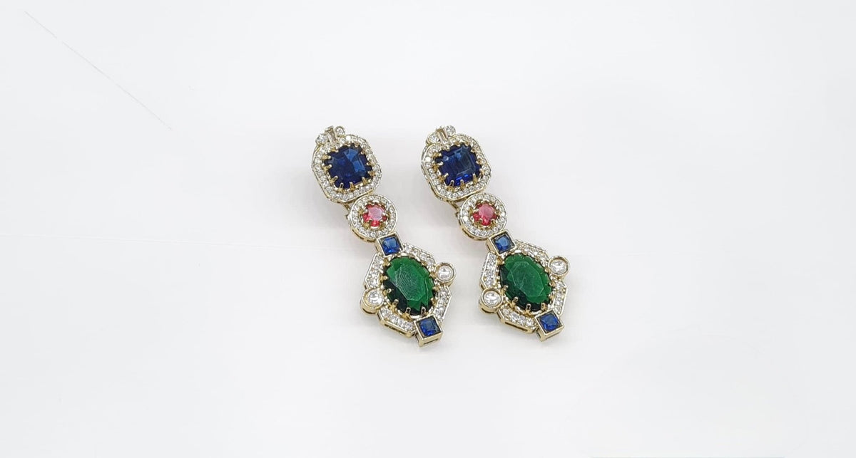 Sabyasachi Earrings 09399 - KRISHNA'S SWETA JEWELLERY